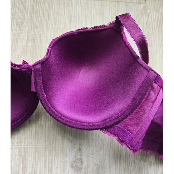 Savage X Fenty Purple Molded Lined Underwire Lace Bra Size 38DD New - Picture 6 of 8